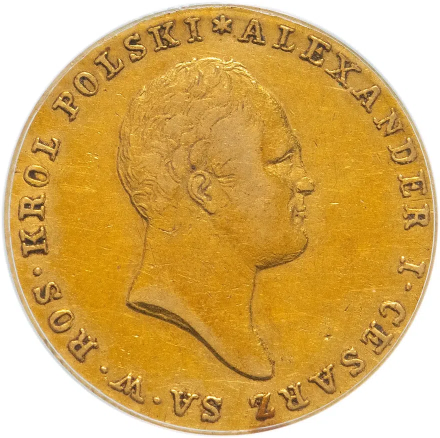 25 злотых (zlotych) 1818 IB в слабе ANACS