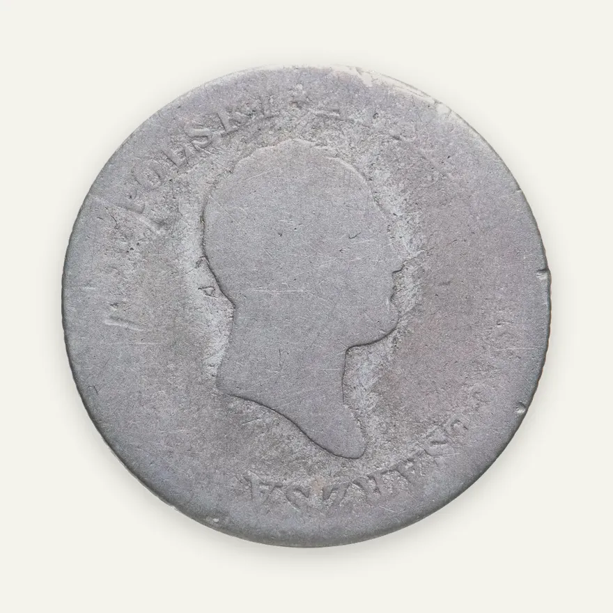 Для Польши 1 злотый 1824 IB, аверс