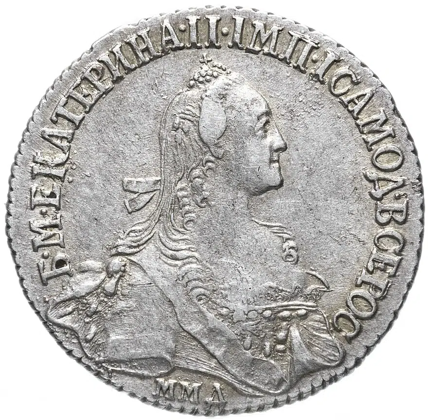 полуполтинник 1774 ММД-СА