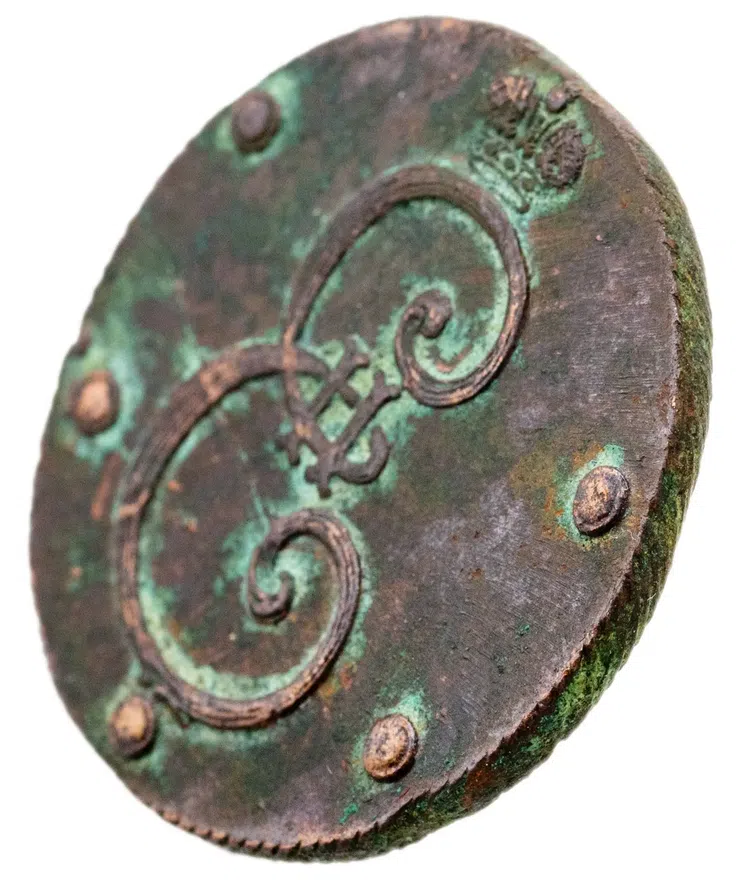 5 копеек 1796 вензельные с заключением Ширякова И.В., реверс