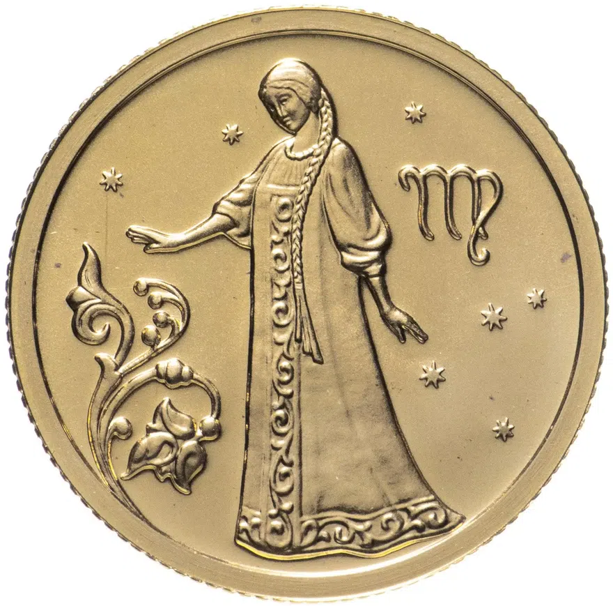 25 рублей 2005 ММД "Знаки Зодиака: дева", аверс