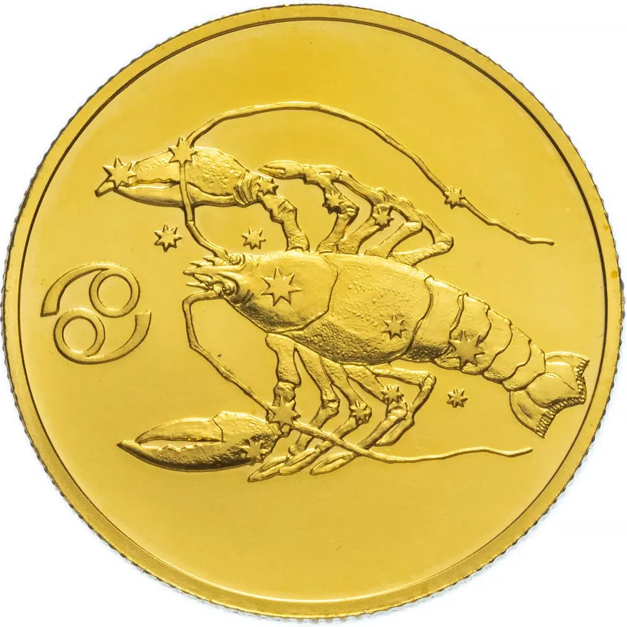 50 рублей 2004 СПМД "Рак", реверс