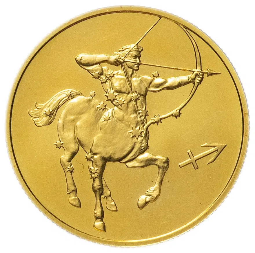 50 рублей 2003 СПМД "Знаки Зодиака - Стрелец", аверс