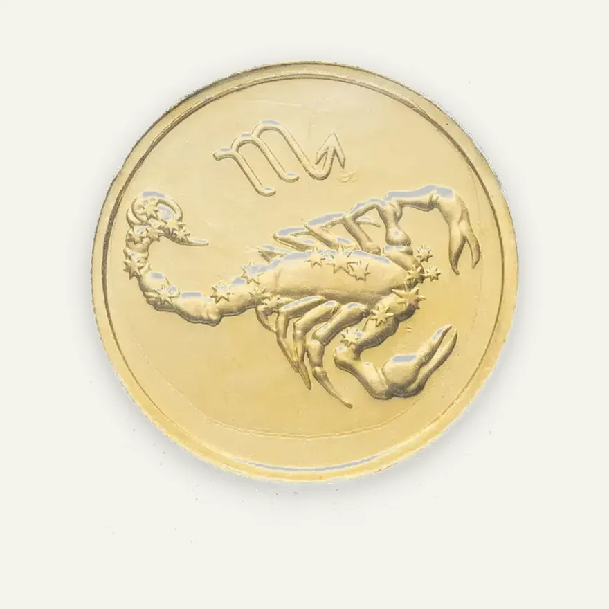 50 рублей 2003 ММД "Знаки Зодиака - Скорпион"