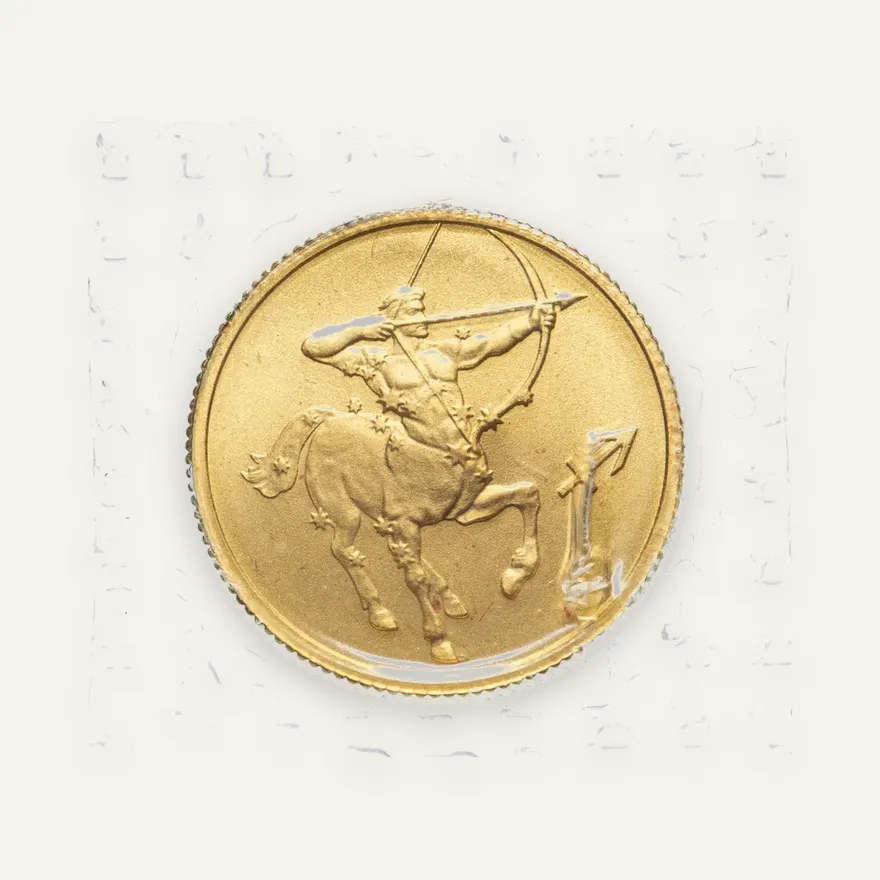 25 рублей 2002 СПМД Стрелец, в банковской запайке