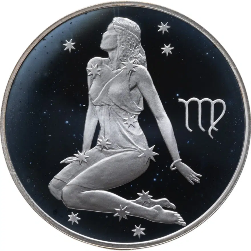 2 рубля 2002 СПМД "Знаки зодиака - Дева", аверс