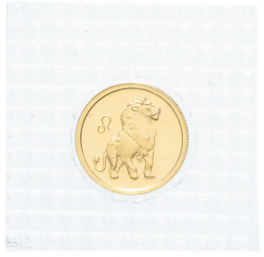 25 рублей 2002 ММД "Знаки Зодиака - Лев", аверс