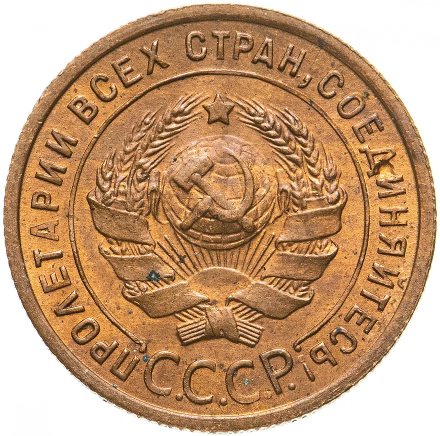 1 копейка 1924, реверс