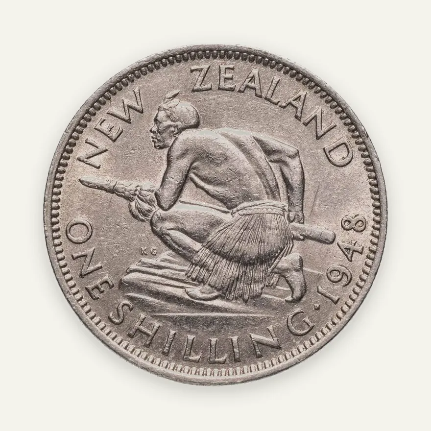 Новая Зеландия 1 шиллинг (shilling) 1948