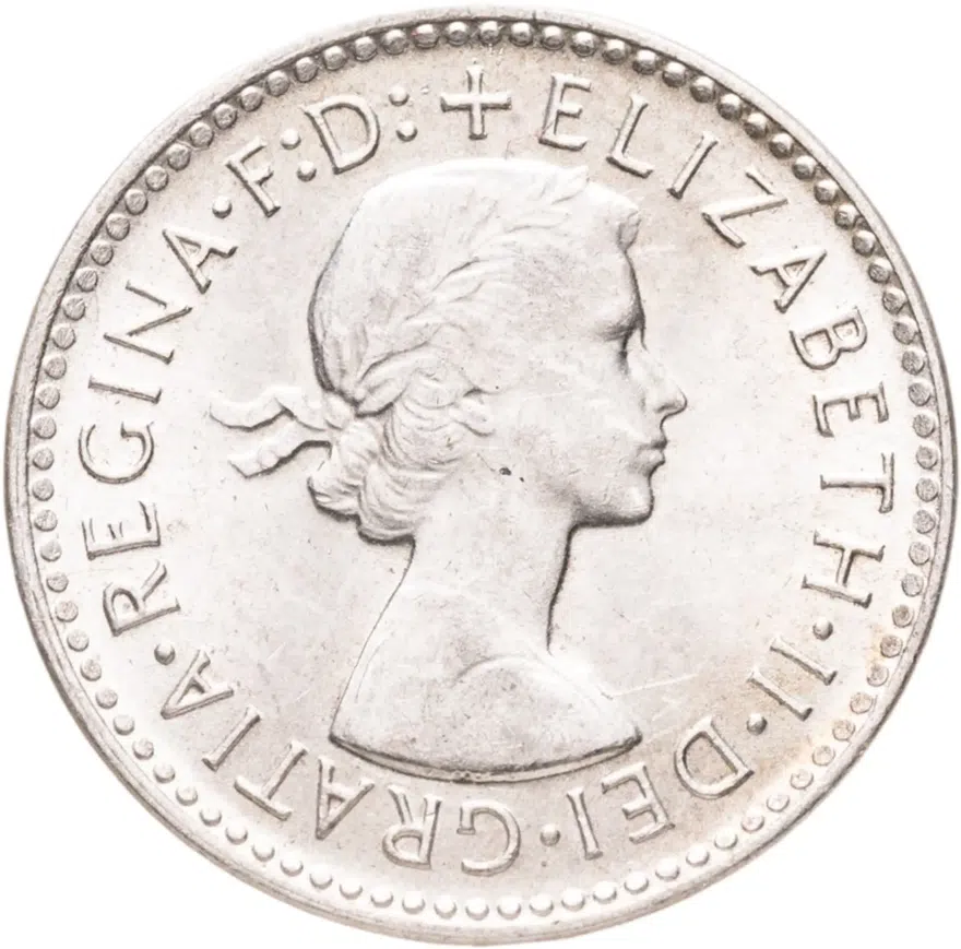 Австралия 3 пенса (pence) 1960, реверс