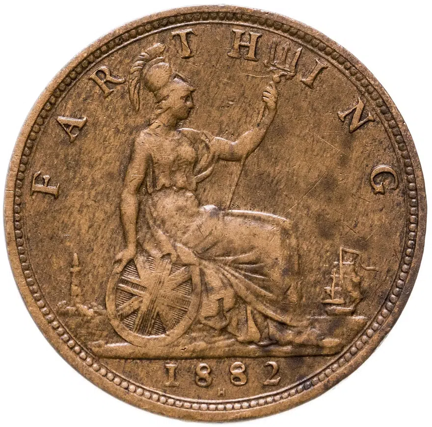 Великобритания 1 фартинг 1882