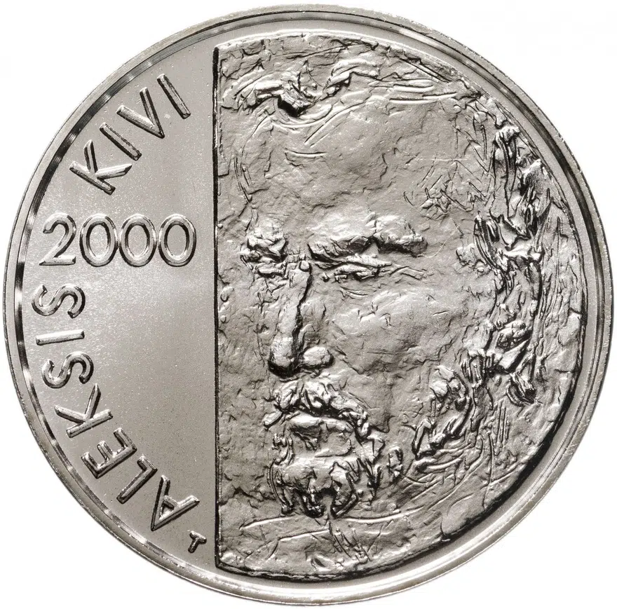 Финляндия 100 марок (markkaa) 2000  Алексис Киви, аверс