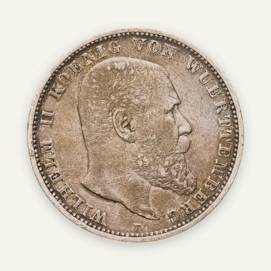 Германия (Империя) 5 марок (mark) 1898, аверс