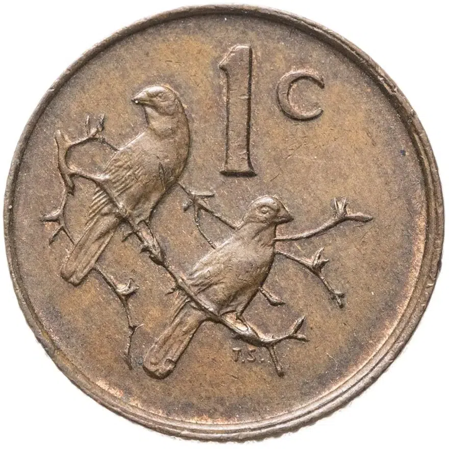 ЮАР 1 цент (cent) 1981