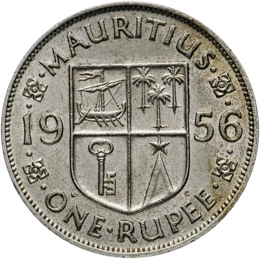 Маврикий 1 рупия (rupee) 1956