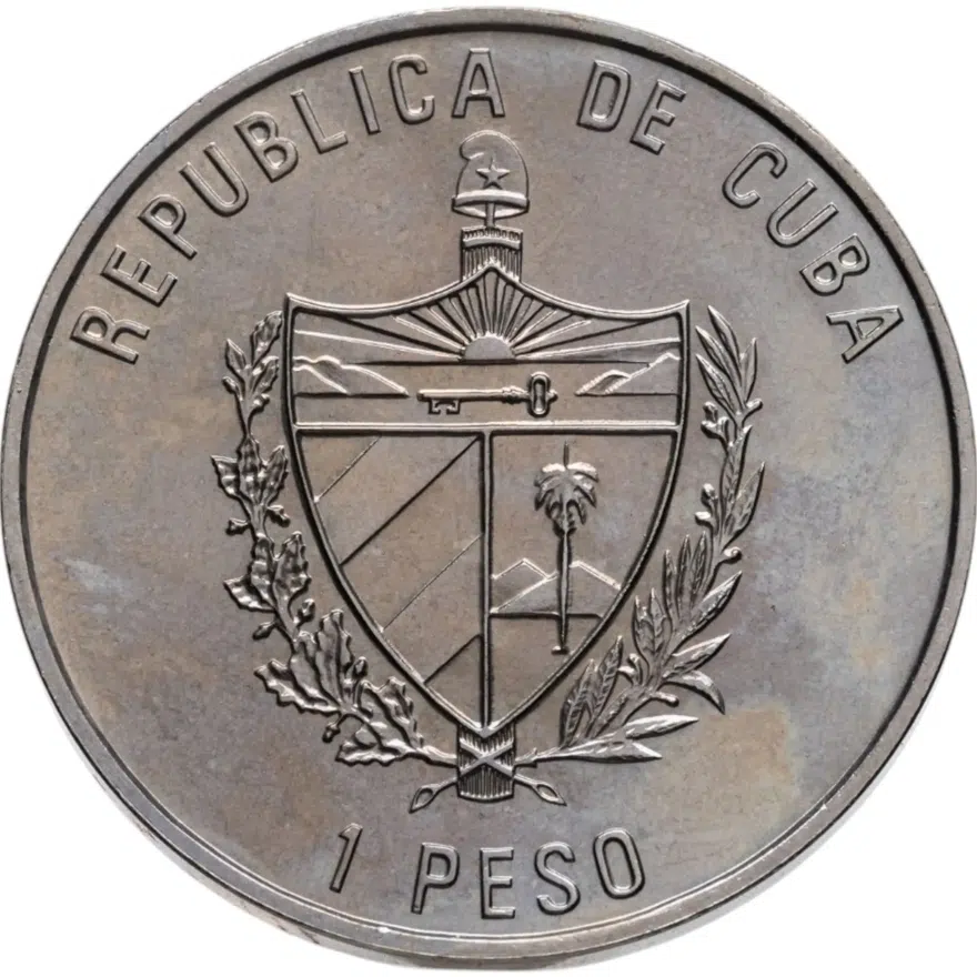 Куба 1 песо (peso) 2004  Монументы Кубы - Фонтан индийской женщины, реверс