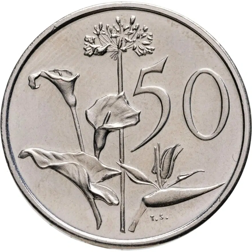 ЮАР 50 центов (cents) 1974