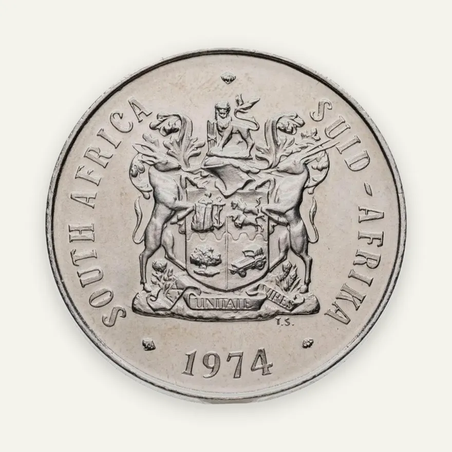 ЮАР 50 центов (cents) 1974, реверс