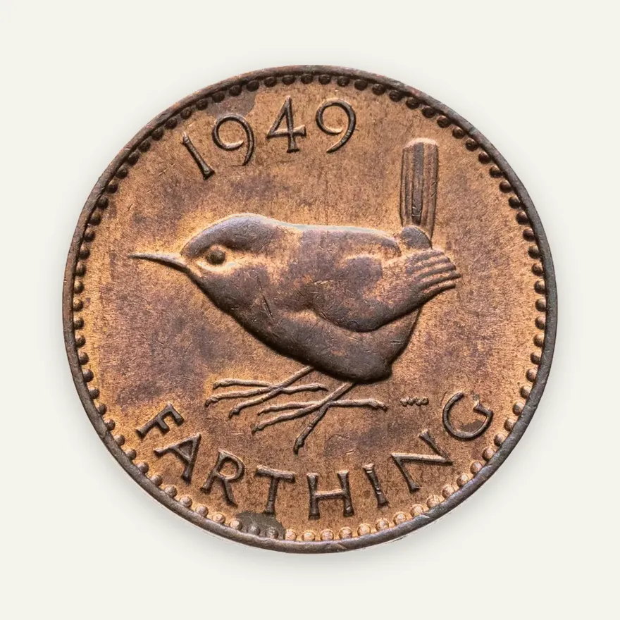 Великобритания 1 фартинг (farthing) 1949, реверс