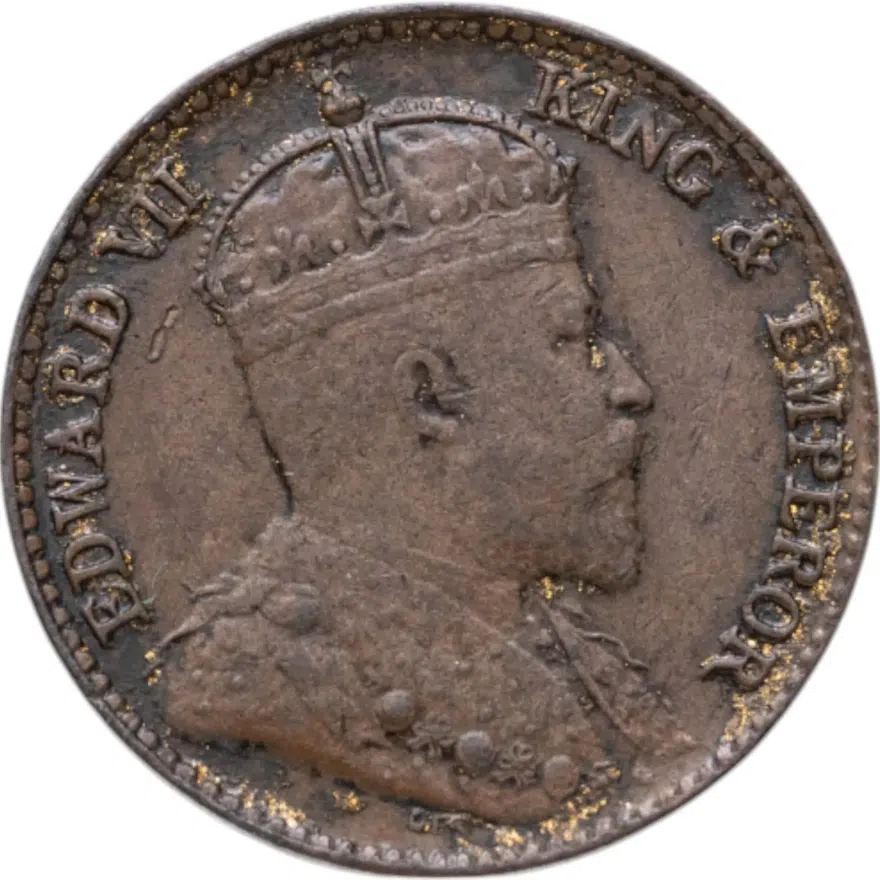 Цейлон 1/4 цента (cent) 1904, аверс