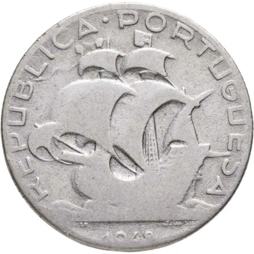 Португалия 2,5 эскудо (escudos) 1948
