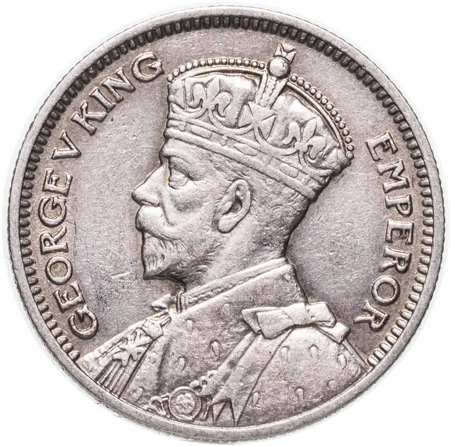 Новая Зеландия 6 пенсов (pence) 1936, реверс