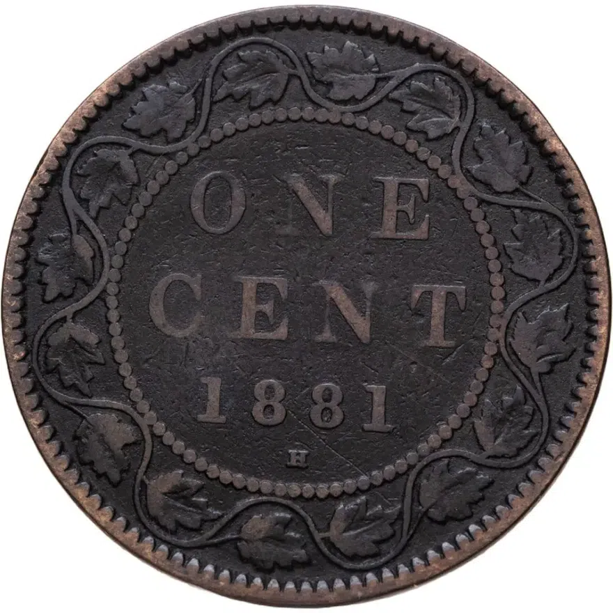 Канада 1 цент (cent) 1881