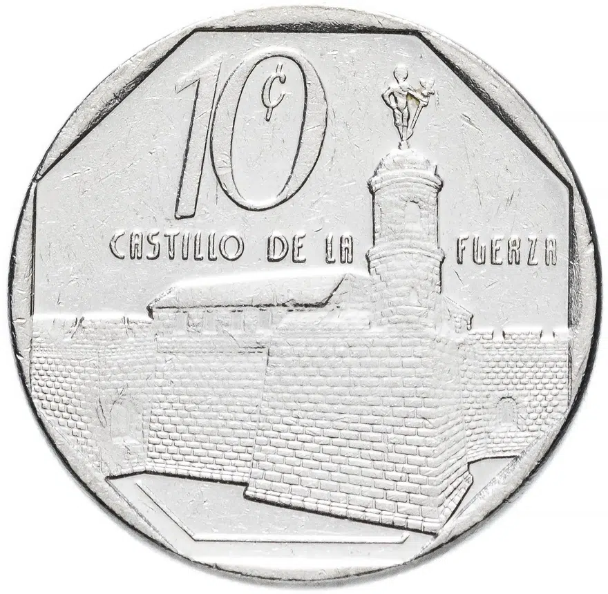 Куба 10 сентаво (centavos) 1994-2017