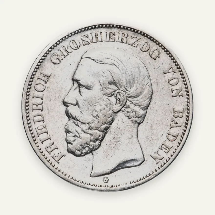 Германия (Империя) 5 марок (mark) 1895, реверс