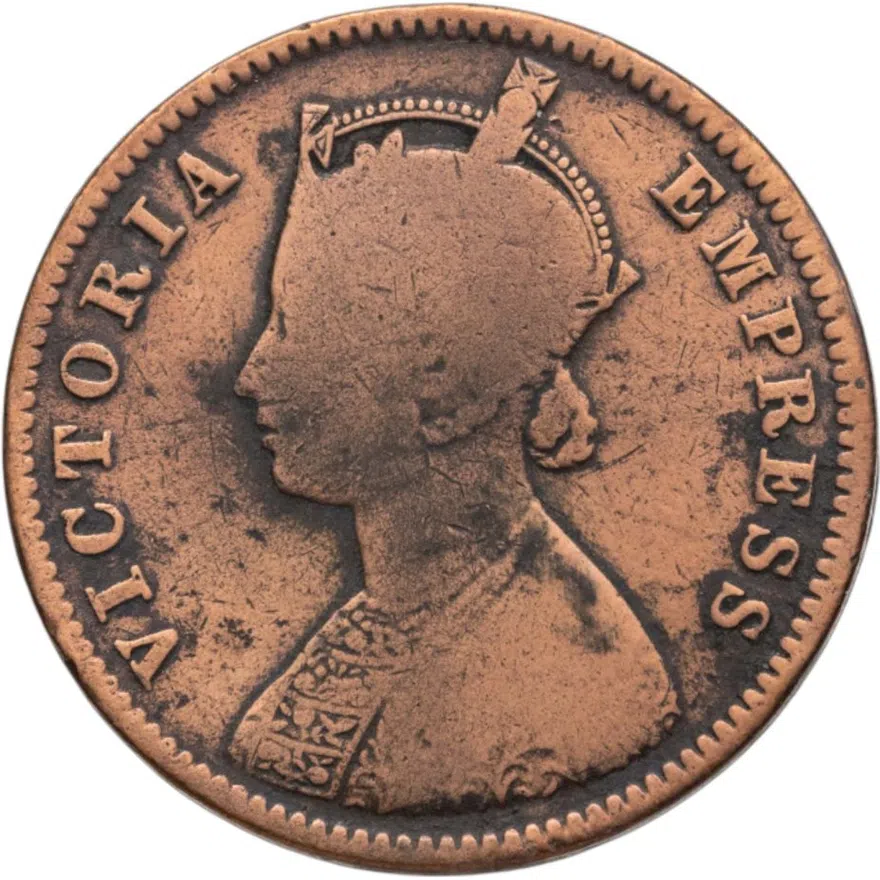 Индия (Британская) 1/4 анны (anna) 1891