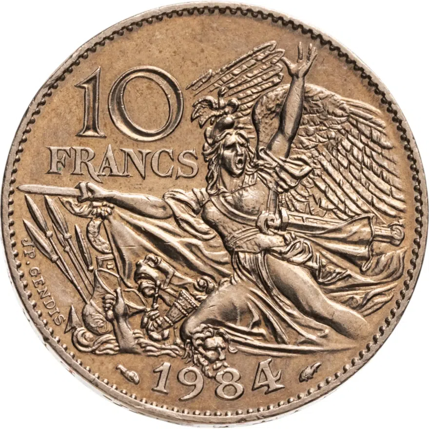 Франция 10 франков 1984 "200 лет со дня рождения Франсуа Рюда"