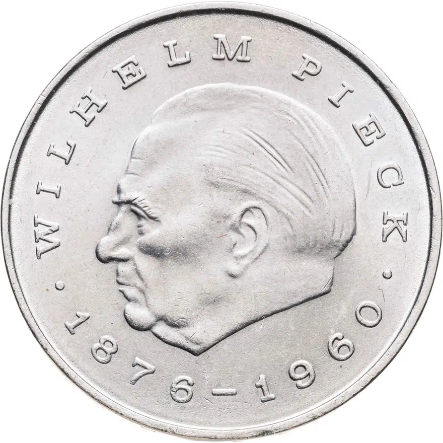 Германия (ГДР) 20 марок (mark) 1972  Первый президент ГДР - Вильгельм Пик
