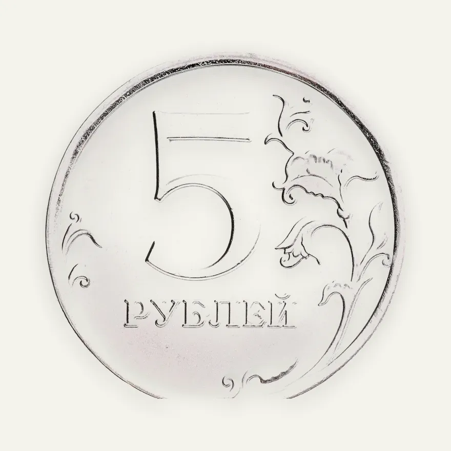 5 рублей 2016, реверс
