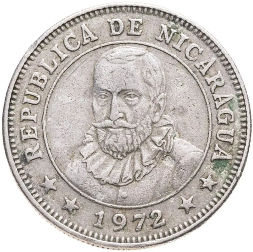 Никарагуа 25 сентаво (centavos) 1972