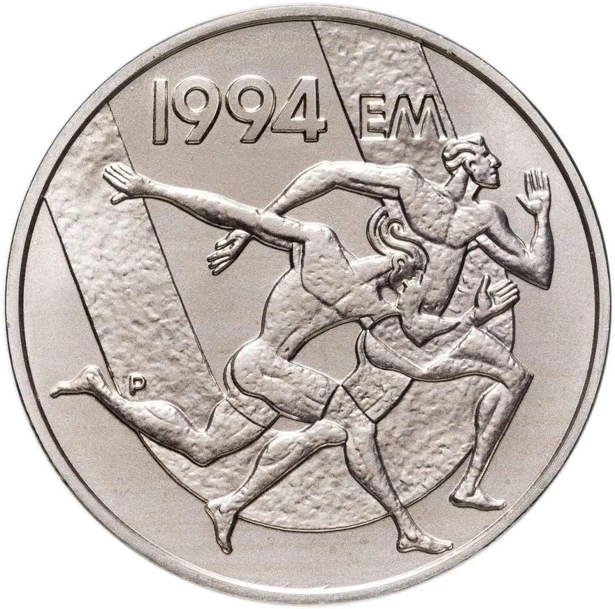 Финляндия 100 марок (markkaa) 1994  Стадион Дружбы
