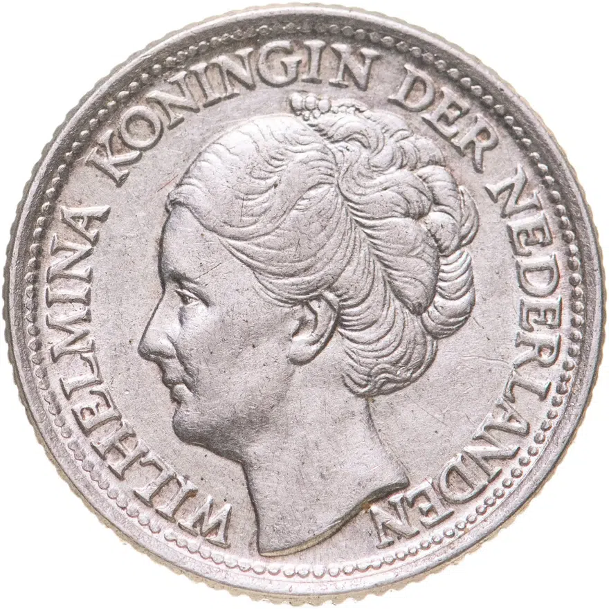 Нидерланды 25 центов (cents) 1944, реверс