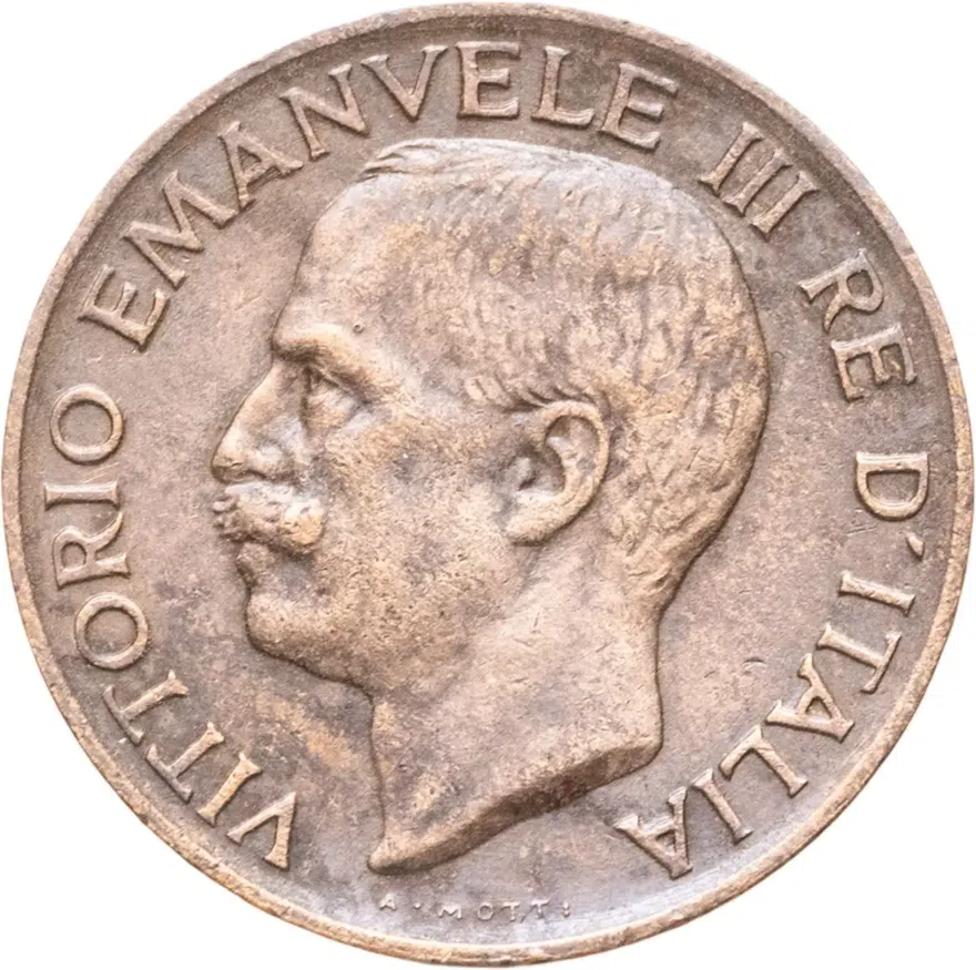 Италия 5 чентезимо (centesimi) 1919, реверс