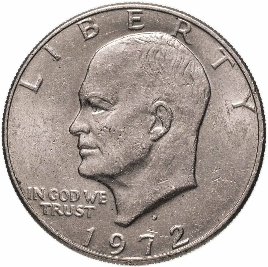США 1 доллар 1972  "Эйзенхауэр" (D)