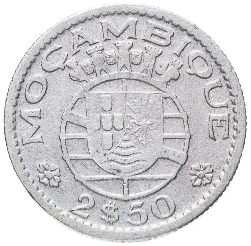 Мозамбик 2,5 эскудо (escudos) 1954