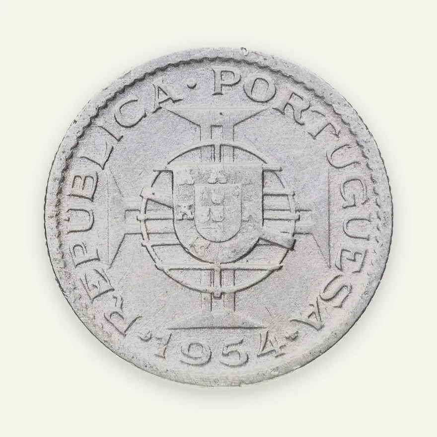 Мозамбик 2,5 эскудо (escudos) 1954, реверс
