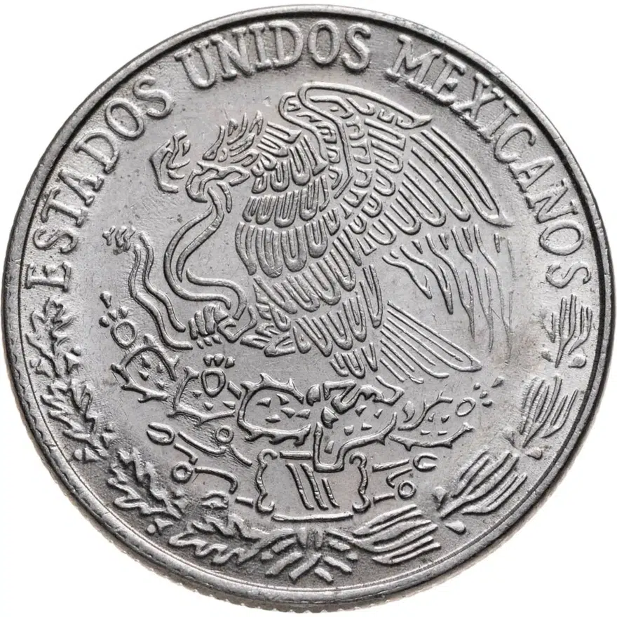 Мексика 50 сентаво (centavos) 1980, реверс