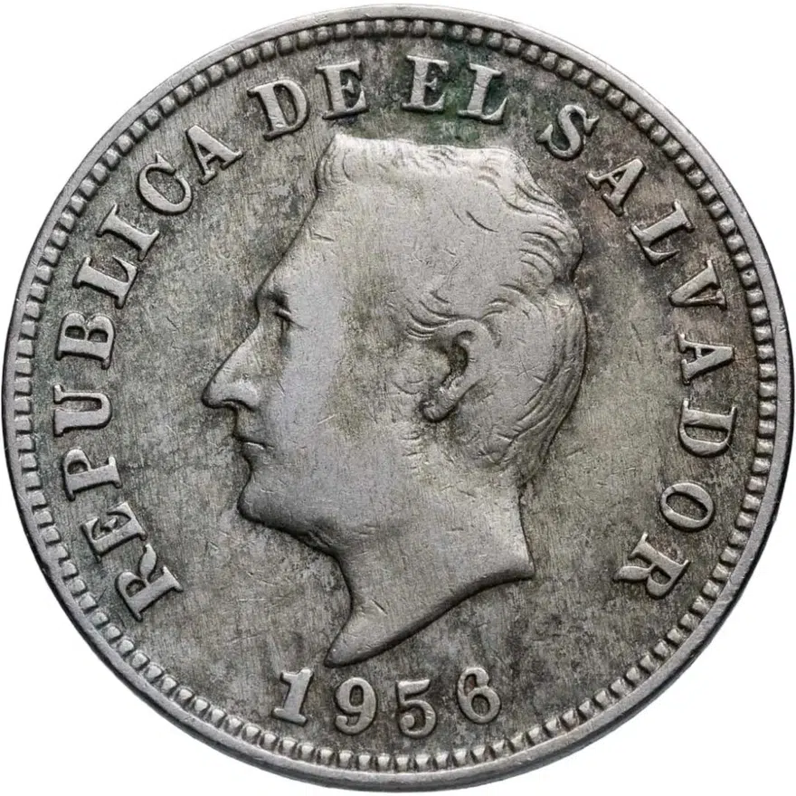 Сальвадор 5 сентаво (centavos) 1956