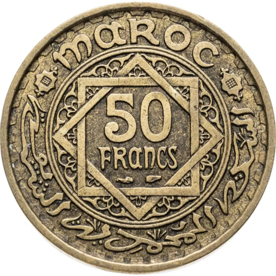 Марокко 50 франков (francs) 1952 (1371)