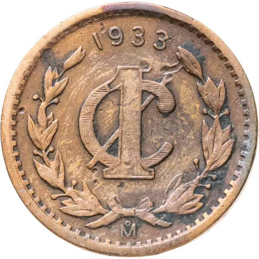 Мексика 1 сентаво (centavo) 1933