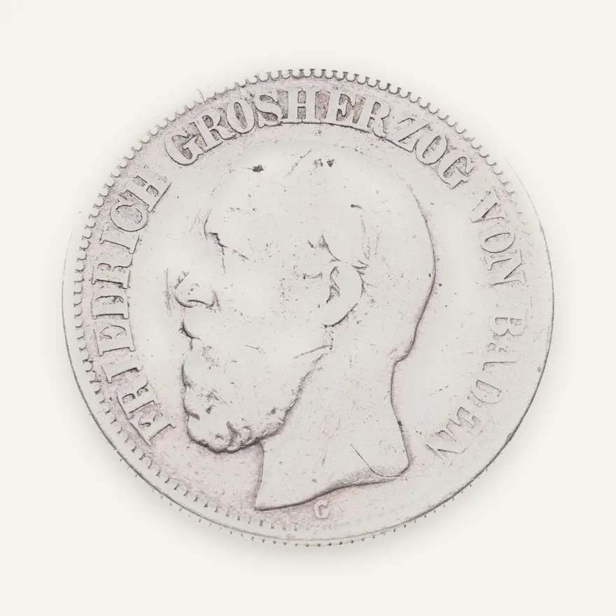 Германия (Империя, Баден) 2 марки (mark) 1876