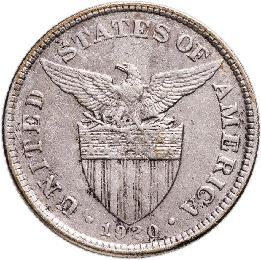 Филиппины 50 сентаво (centavos) 1920