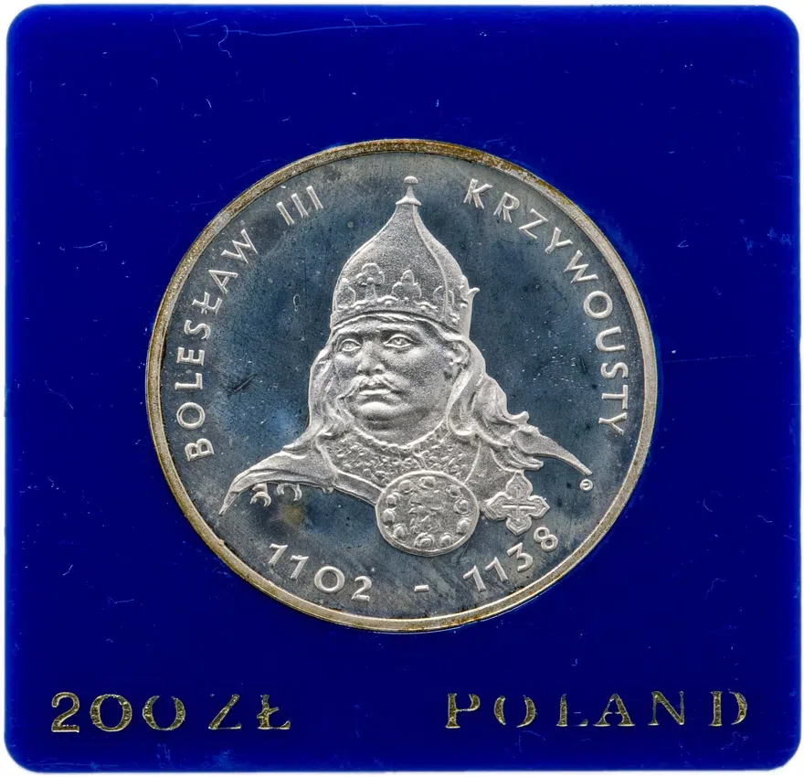 Польша 200 злотых (zlotych) 1982 года "Польские правители - Князь Болеслав III Кривоустый"
