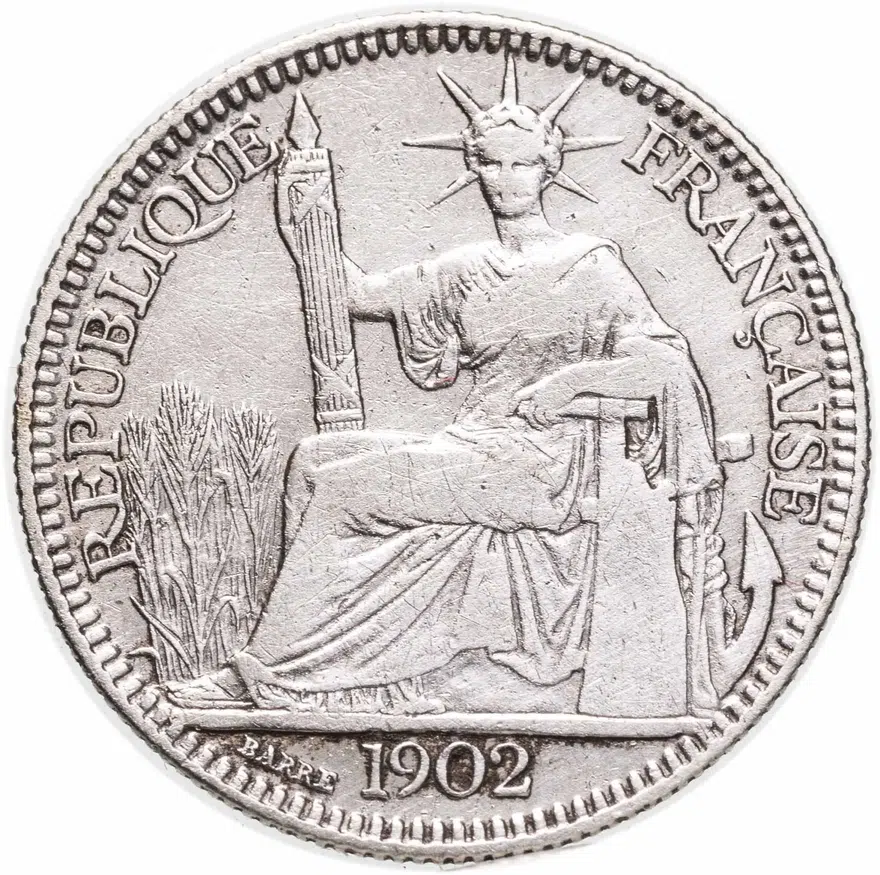 Французский Индокитай 10 сантимов (centimes) 1902