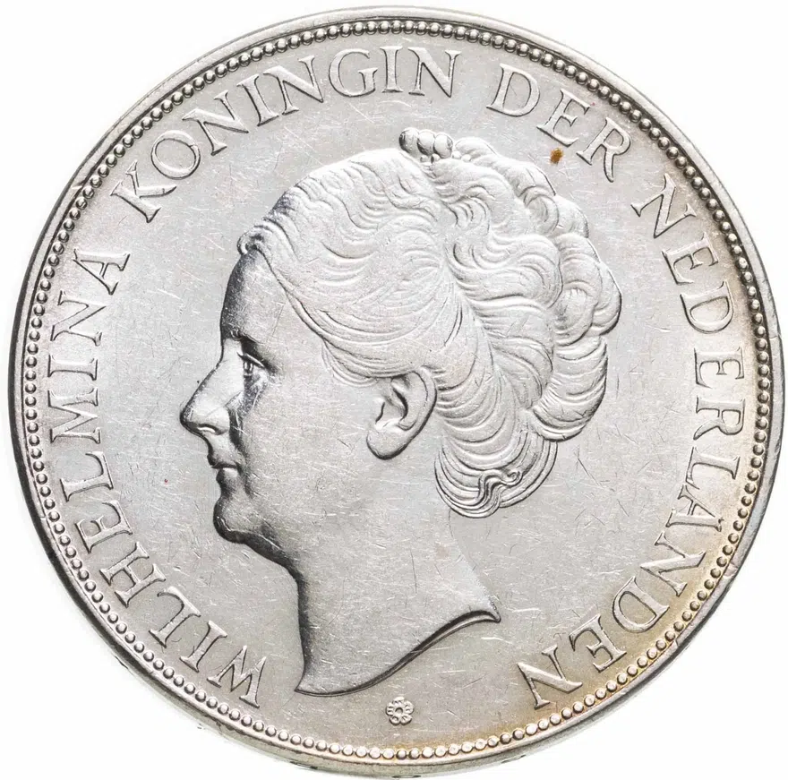 Нидерланды 2 1/2 гульдена (gulden) 1937