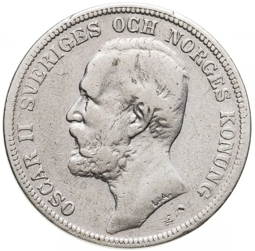 Швеция 2 кроны (kronor) 1898